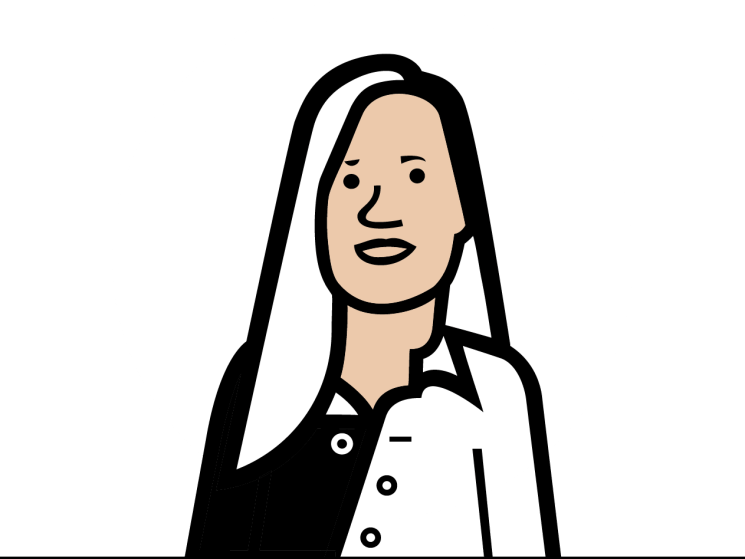 Fiona Wilson illustrated headshot